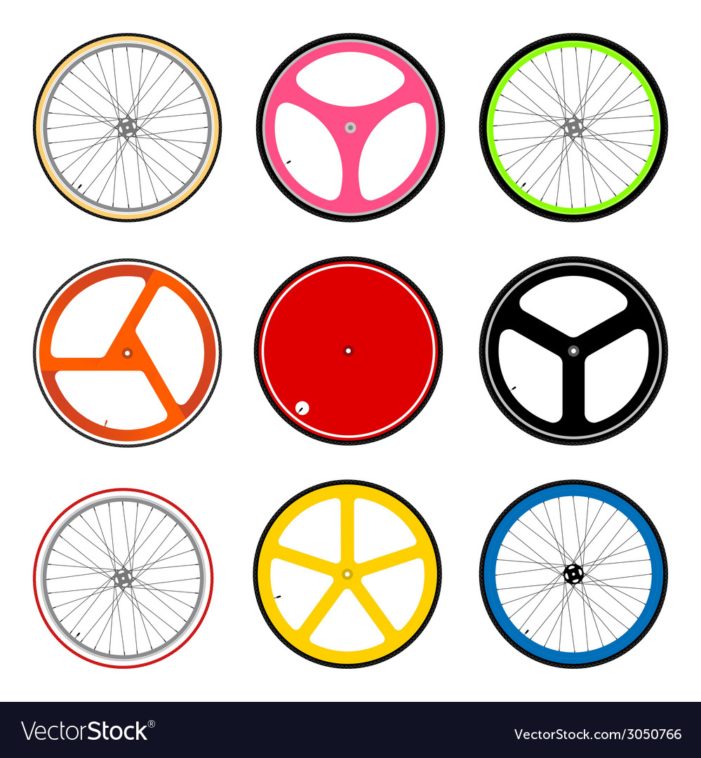 BICYCLE WHEEL Royalty Free Vector Image VectorStock