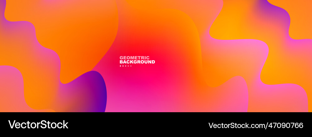 Dynamic liquid waves abstract background for Vector Image