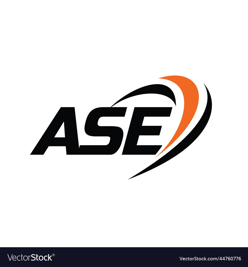 Ase monogram logo Royalty Free Vector Image - VectorStock