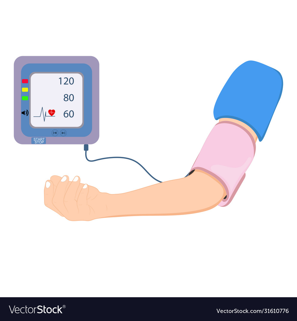 Digital device medical equipment for measuring Vector Image