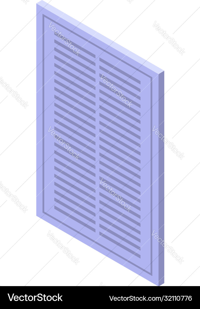 Filter ventilation icon isometric style Royalty Free Vector