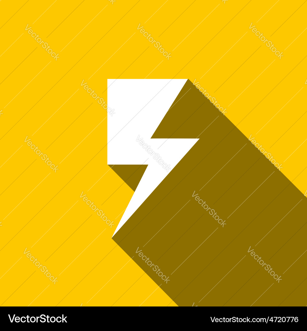 Thunder icon Royalty Free Vector Image - VectorStock