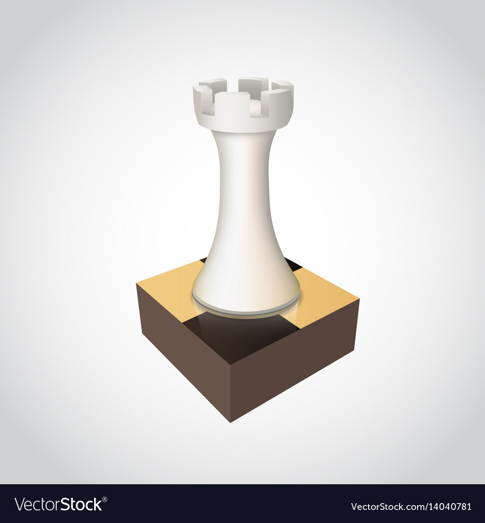 Chess rooks Royalty Free Vector Image - VectorStock