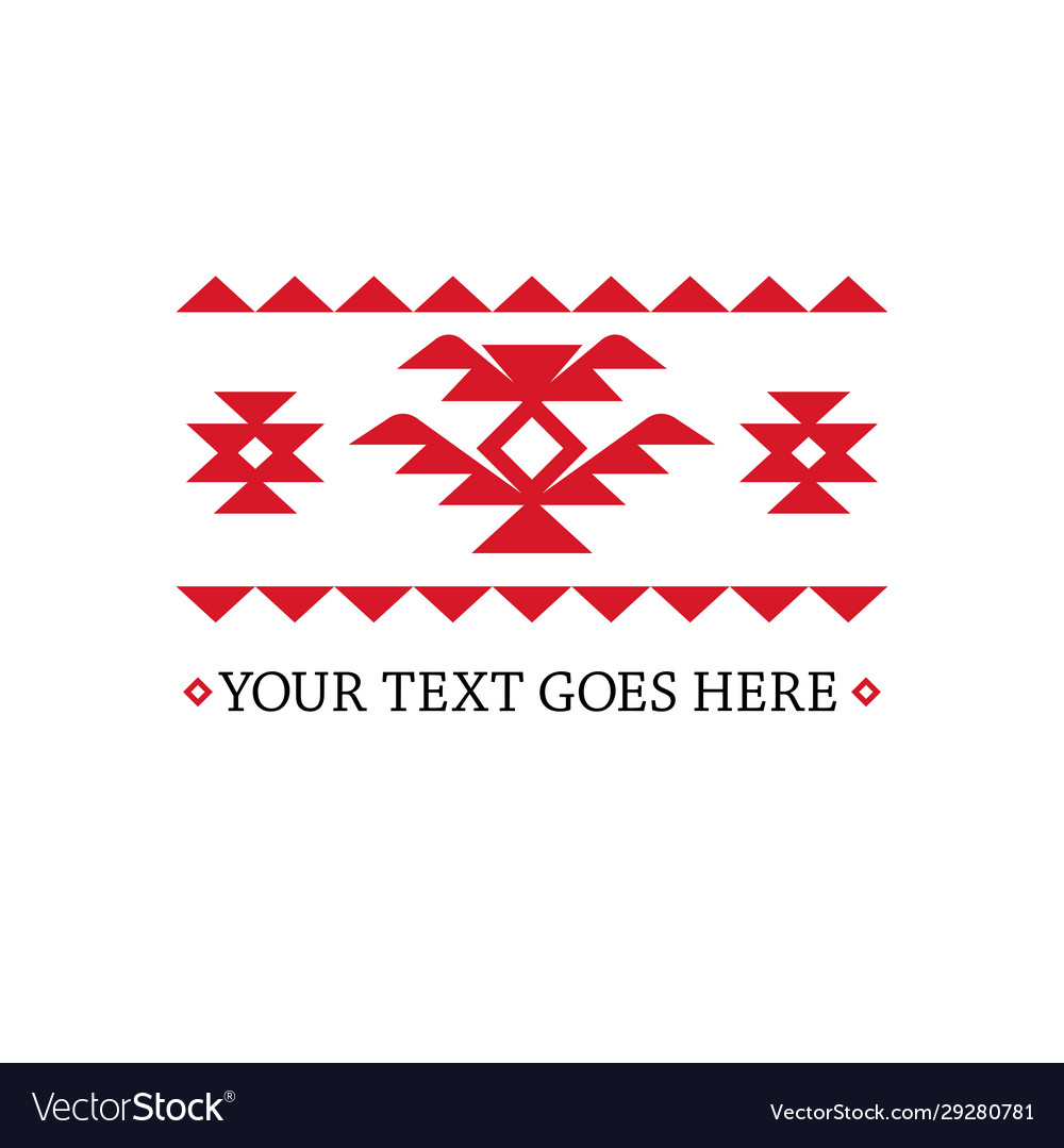 Kanatitsa symbol - ancient geometric shape Vector Image