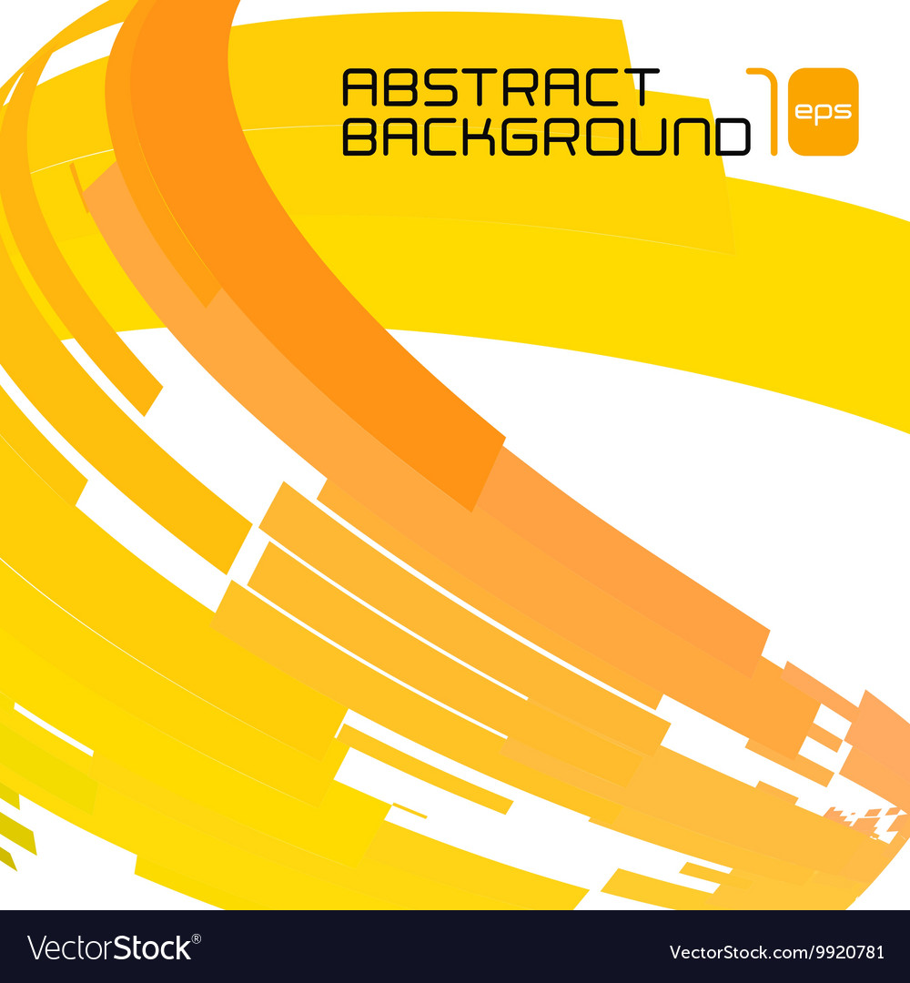 Polygonal abstract yellow background Royalty Free Vector