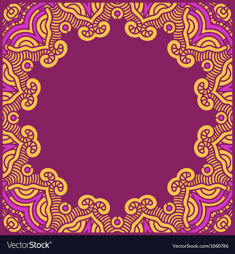 Ornamental ethnicity pattern Royalty Free Vector Image