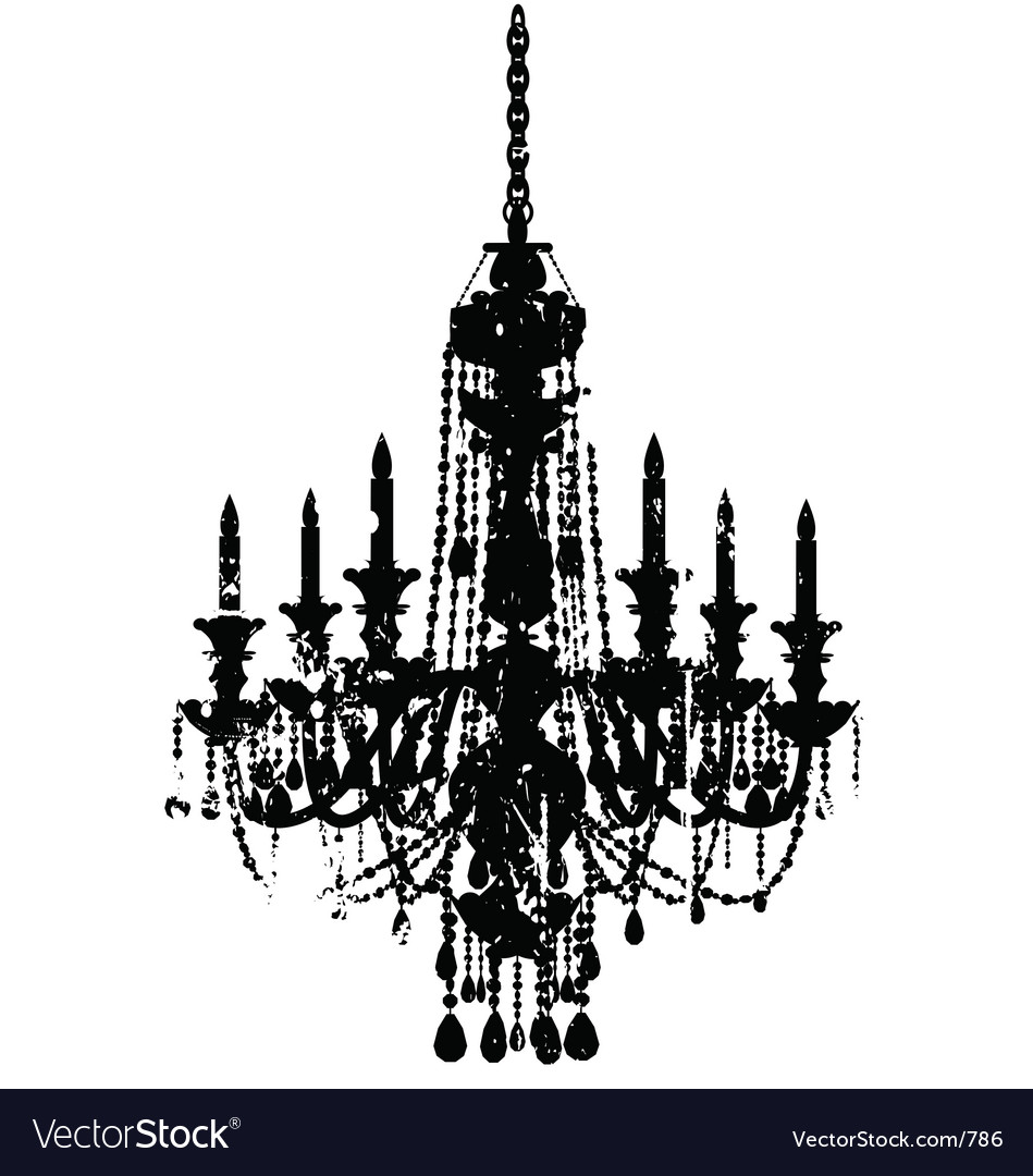 victorian chandelier silhouette