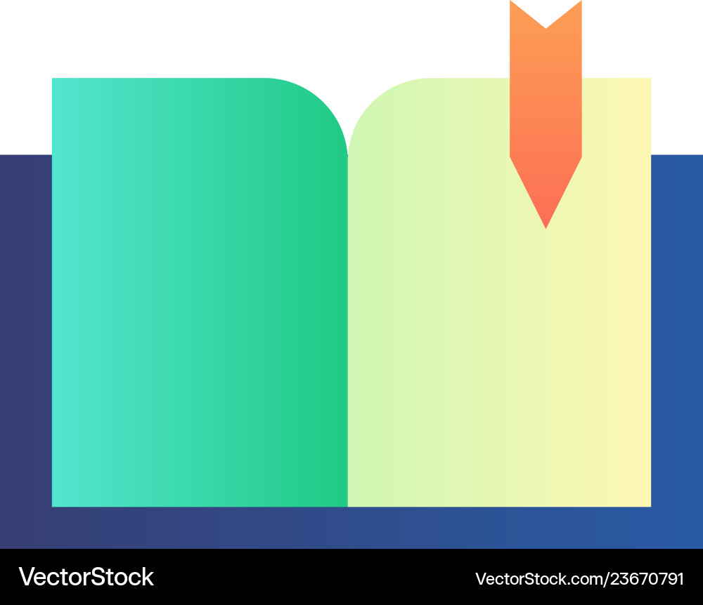 Homework and assignment gradient Royalty Free Vector Image
