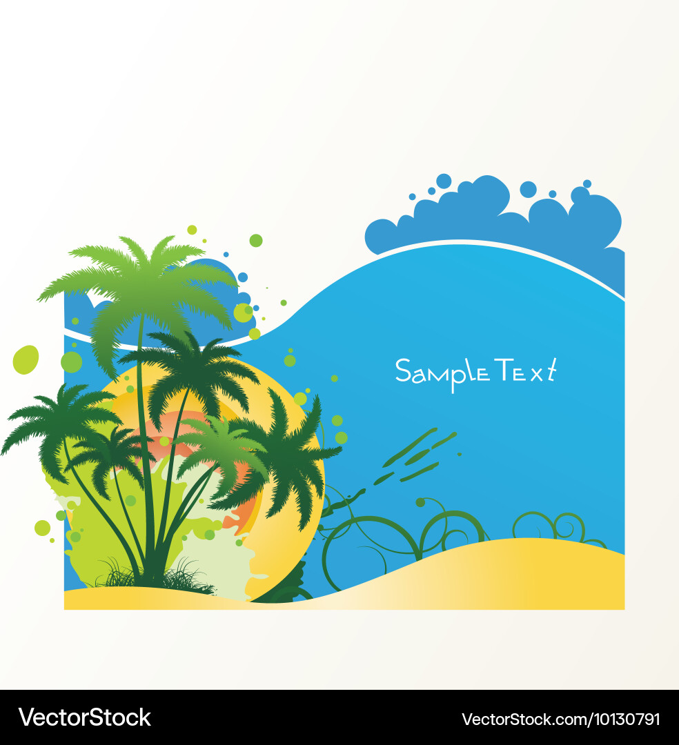 Summer Royalty Free Vector Image - VectorStock