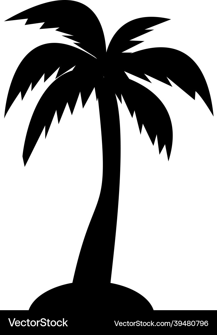 Palm tree Royalty Free Vector Image - VectorStock