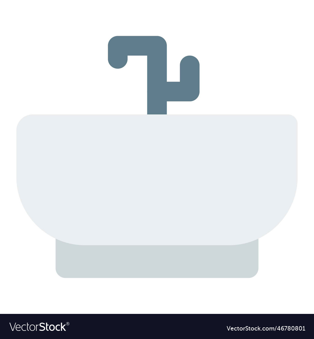 Jacuzzi bathtub for comfortable showering Vector Image