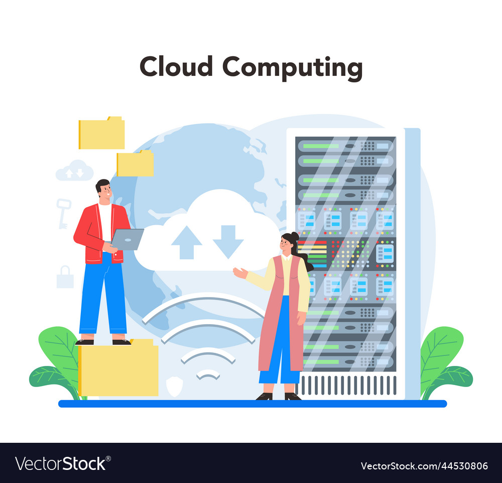 Business big data analytics concept chart Vector Image