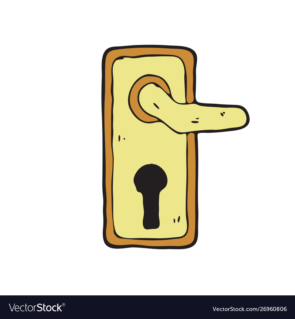 Hand Doorknob Vector Images 42
