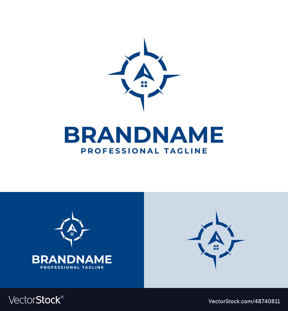 Compass home logo suitable for business related Vector Image