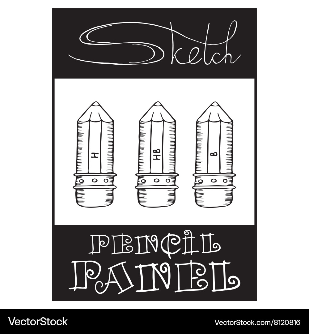 Banner Panel Tool For Artists Royalty Free Vector Image