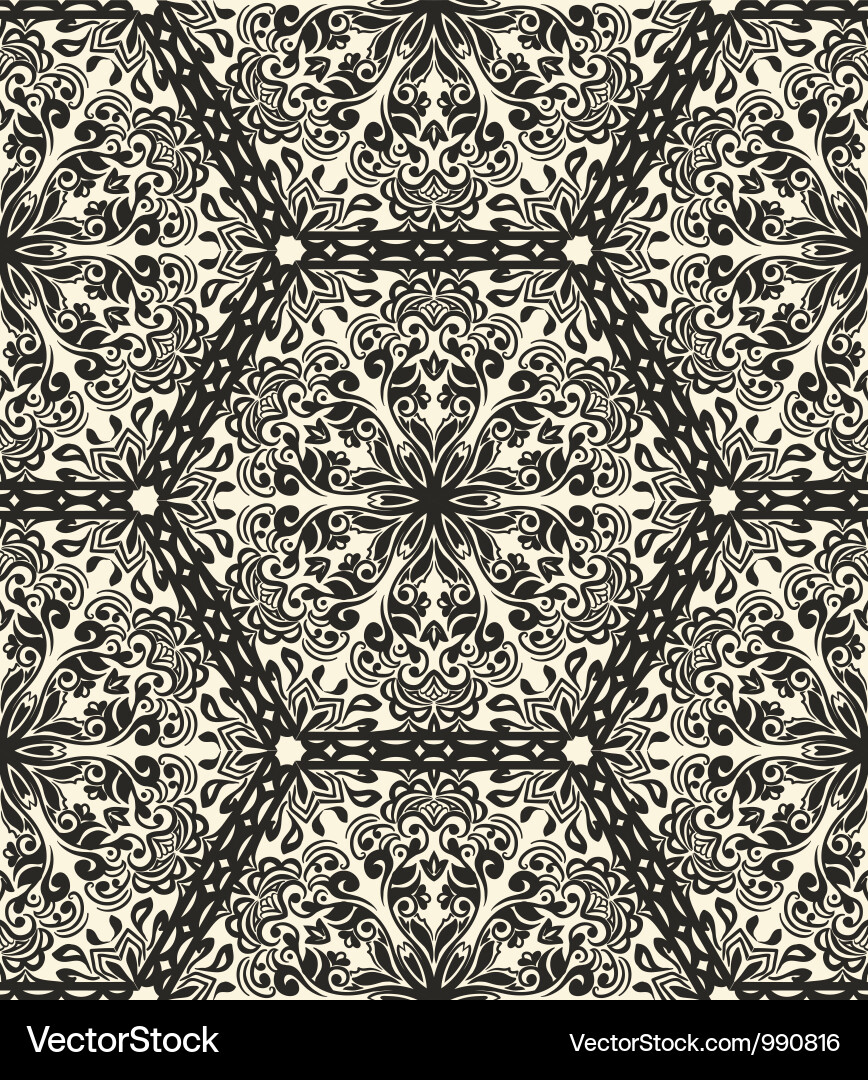 Vintage seamless pattern Royalty Free Vector Image
