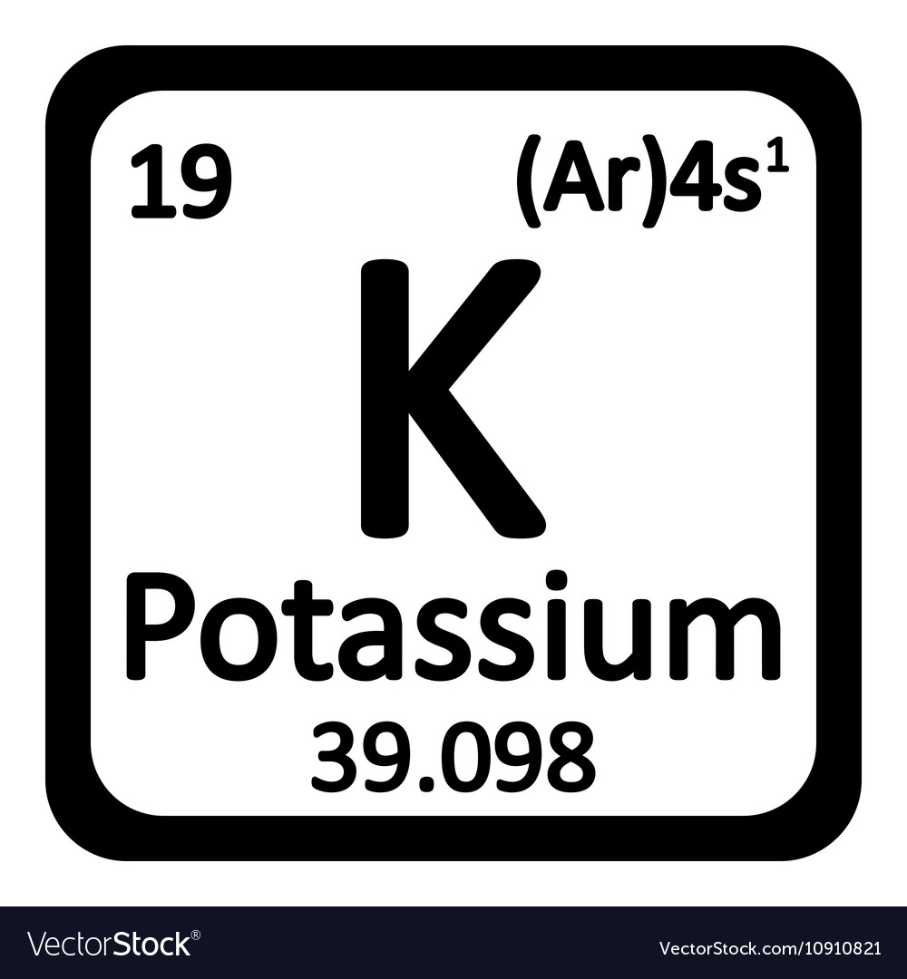 atomic mass number of potassium