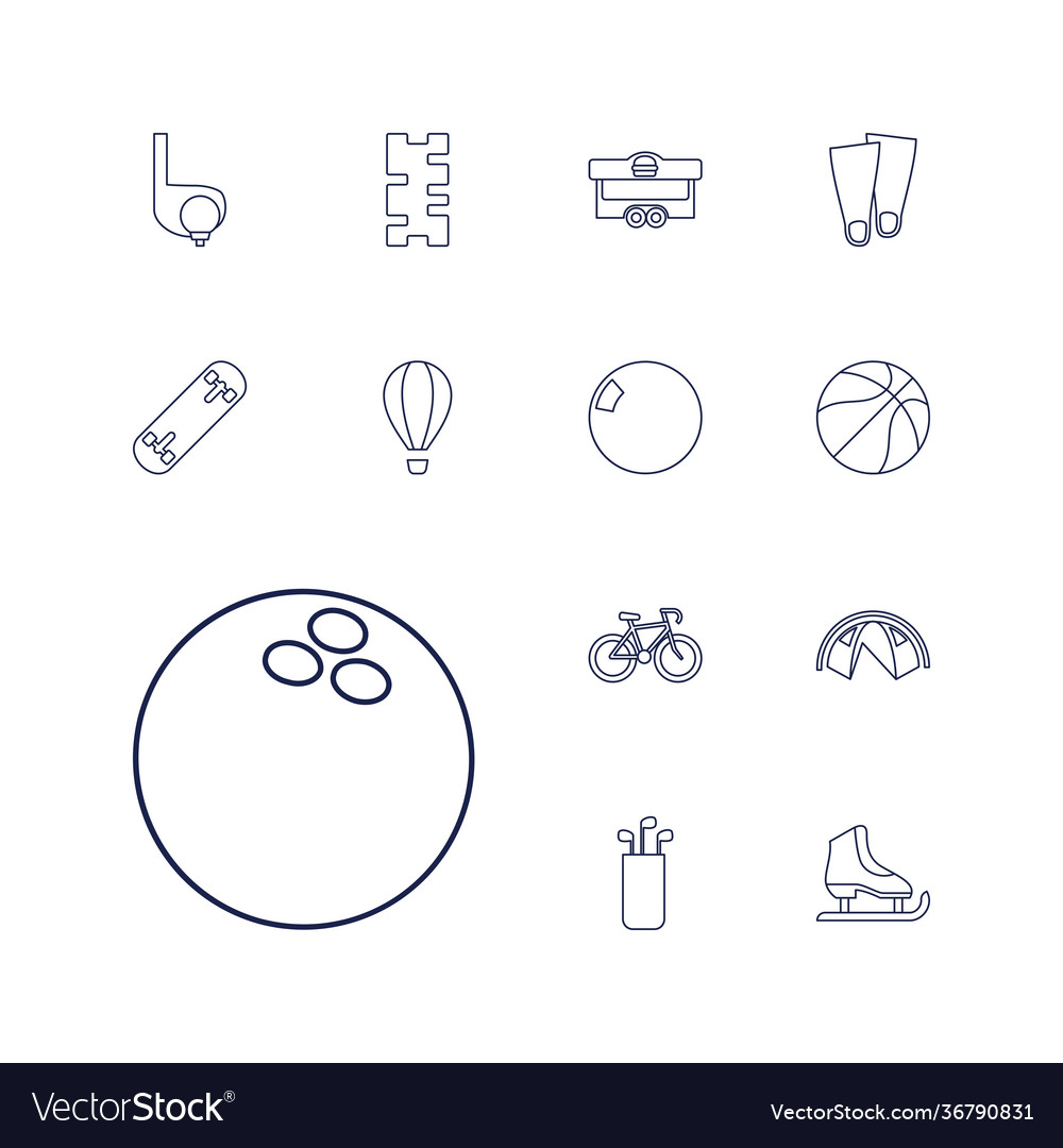 13 recreation icons