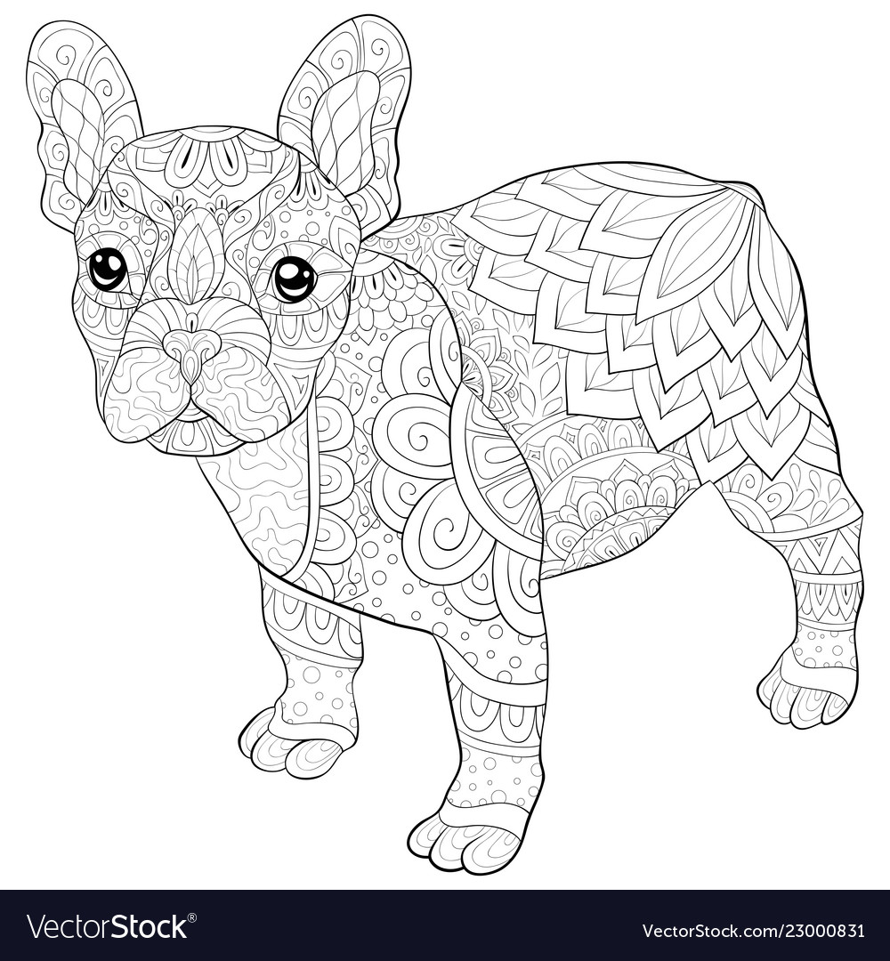 Printable Dog Coloring Pages For Adults