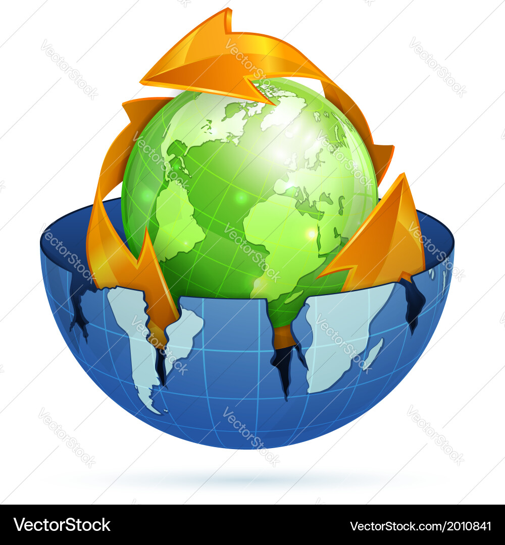 Environment and Ecology Concept Royalty Free Vector Image