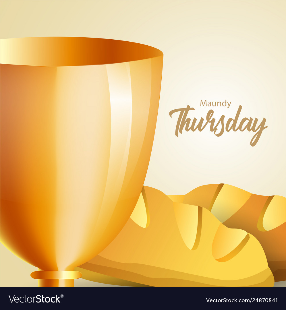 Maundy thursday Royalty Free Vector Image - VectorStock