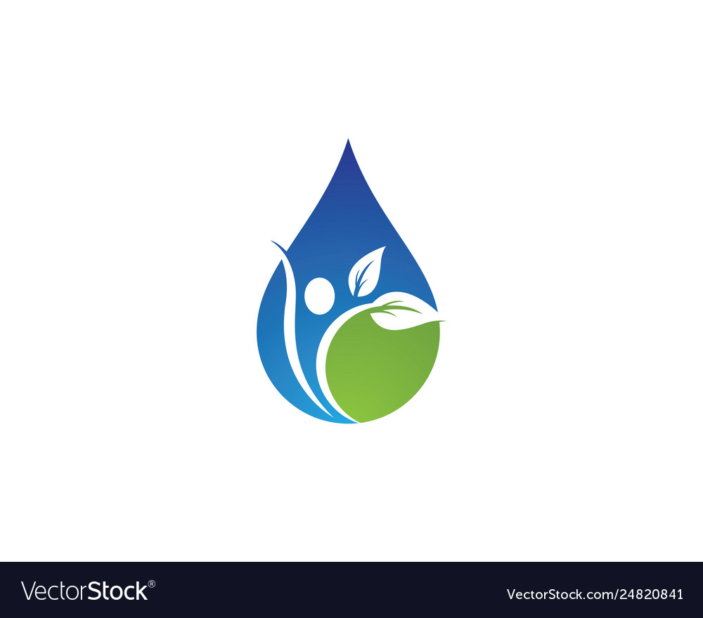 Water Drop Symbol Royalty Free Vector Image - Vectorstock