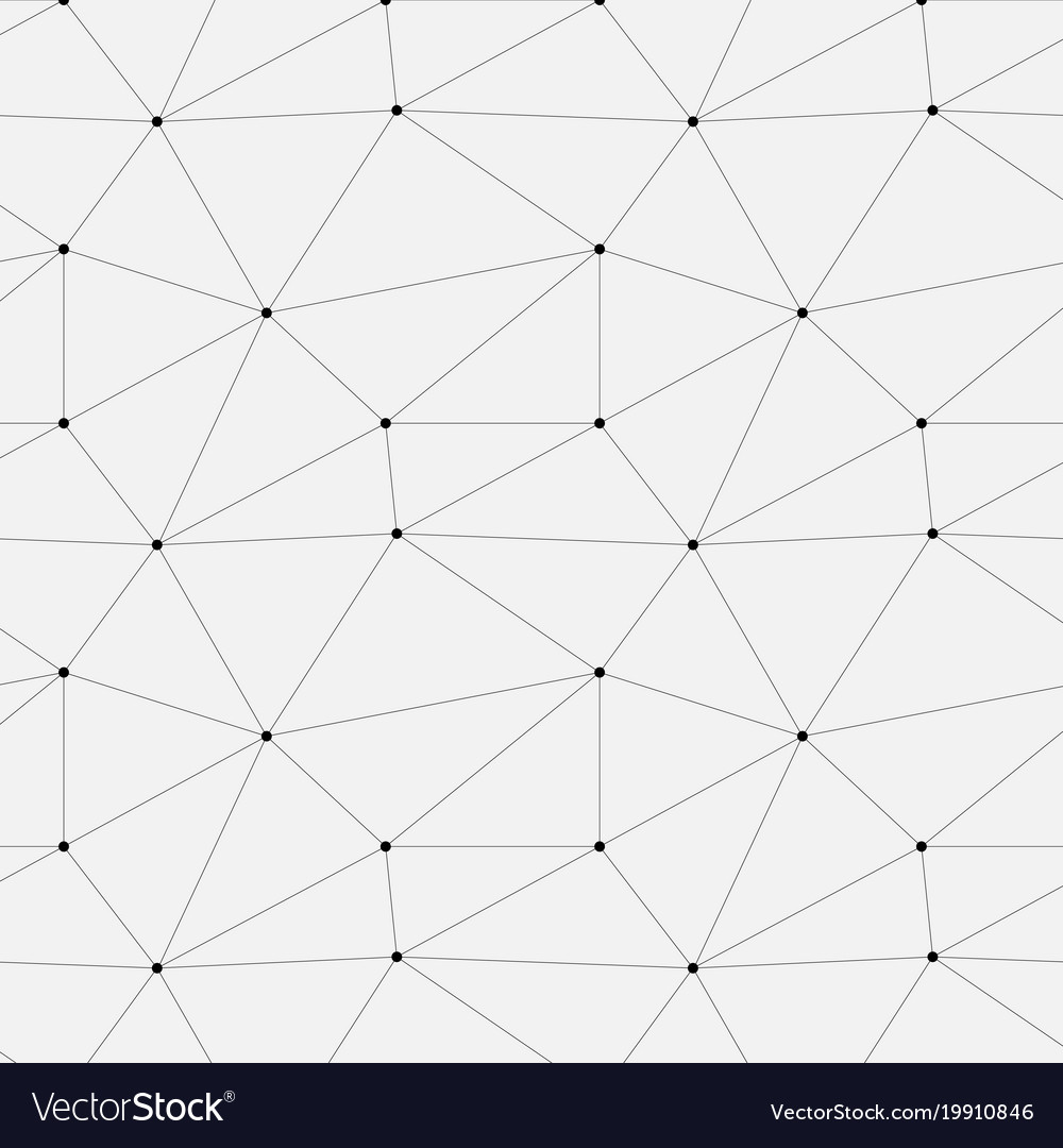 Line And Dots Abstract Connection Pattern Vector Image