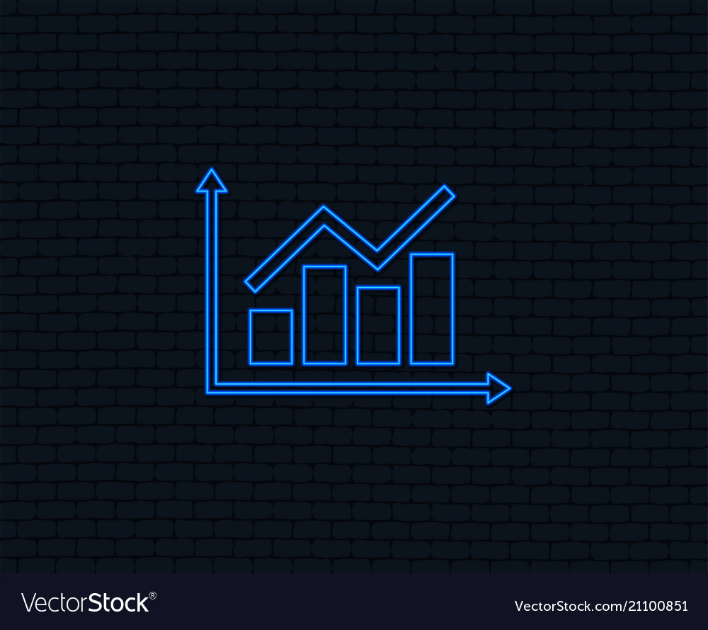 Graph chart sign icon diagram symbol