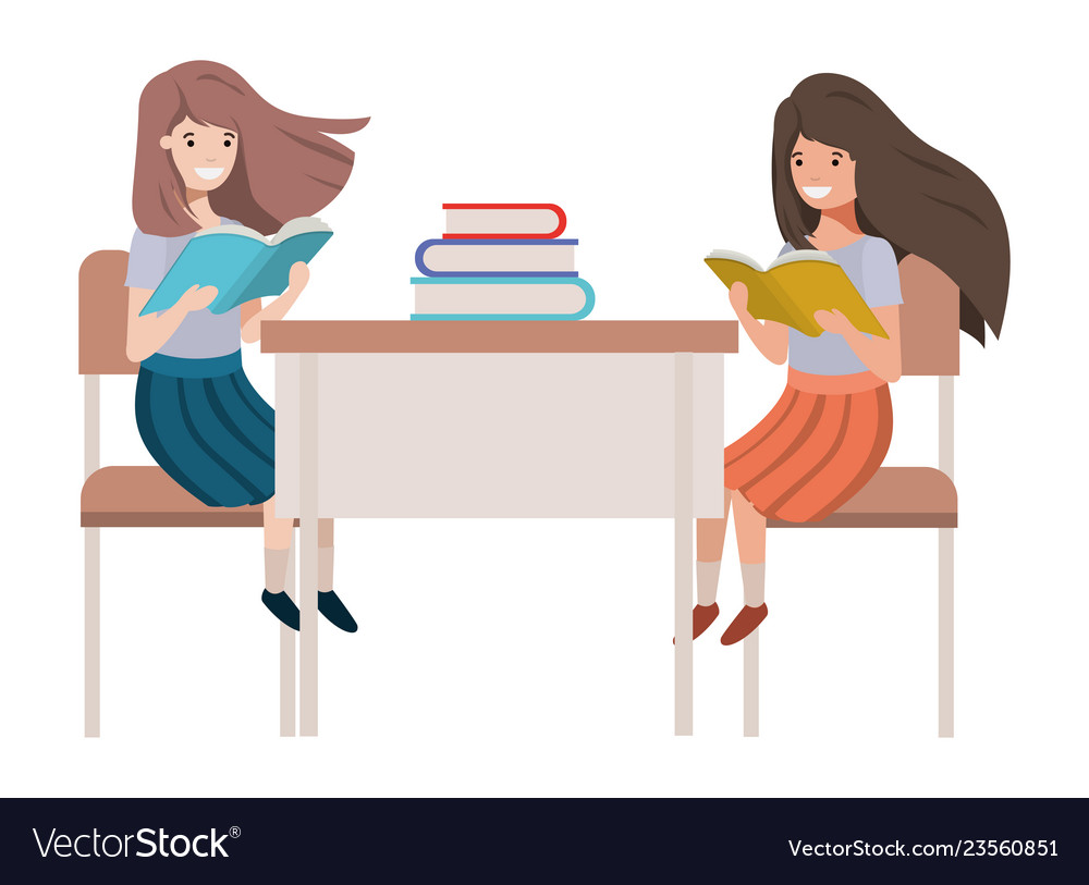 girls student desk