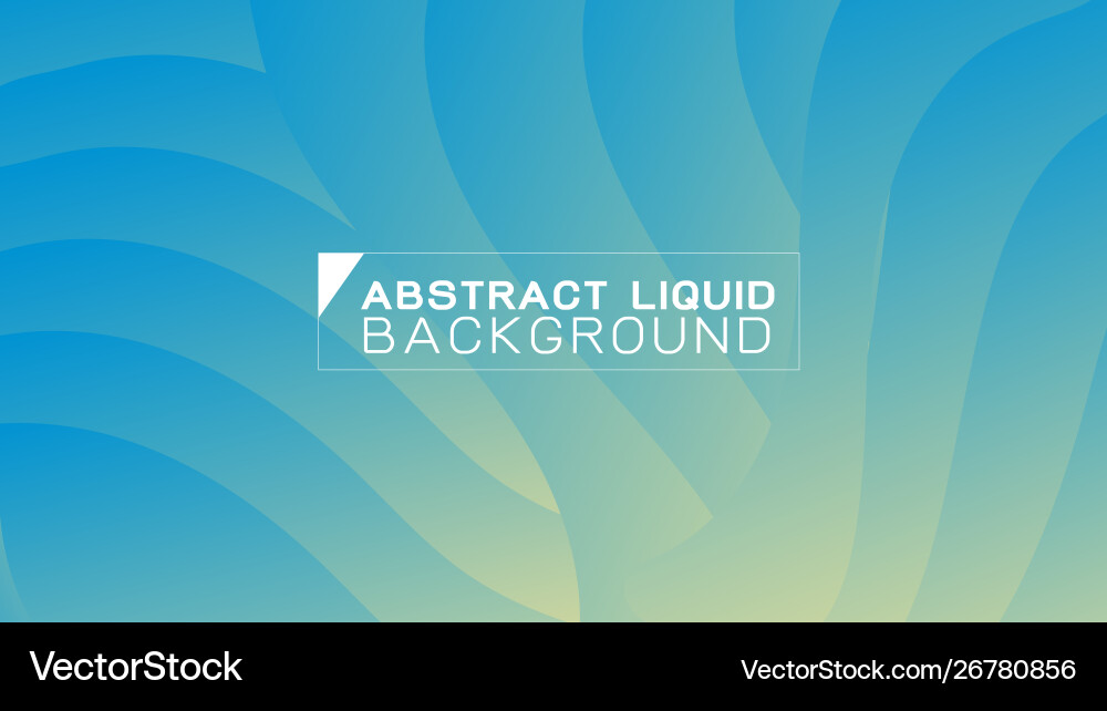 Abstract gradient liquid concept wavy background Vector Image