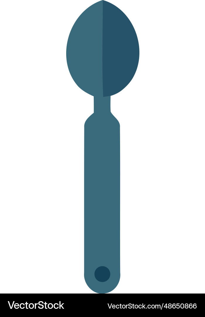 A shiny spoon Royalty Free Vector Image - VectorStock