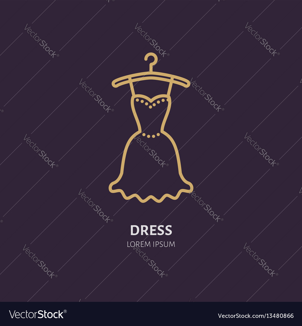Vector Line Prom Dress