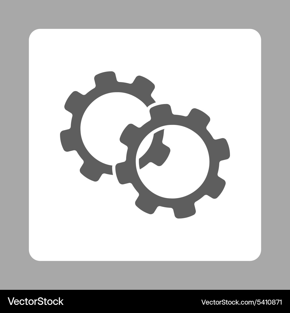 Gears icon Royalty Free Vector Image - VectorStock