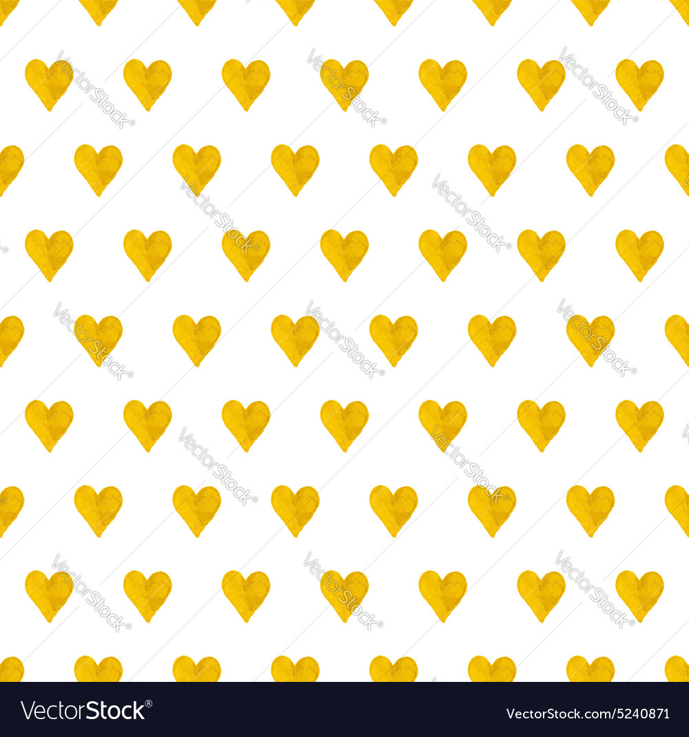 Gold heart Royalty Free Vector Image - VectorStock