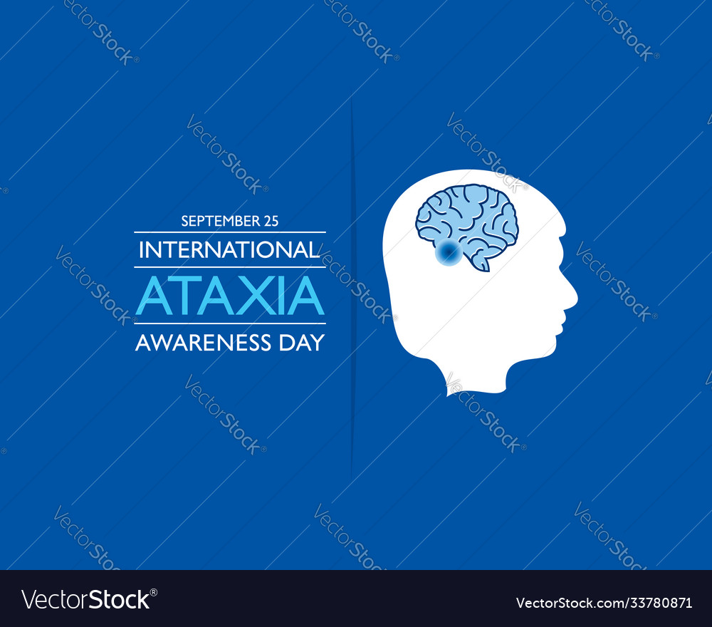 International ataxia awareness day observed Vector Image