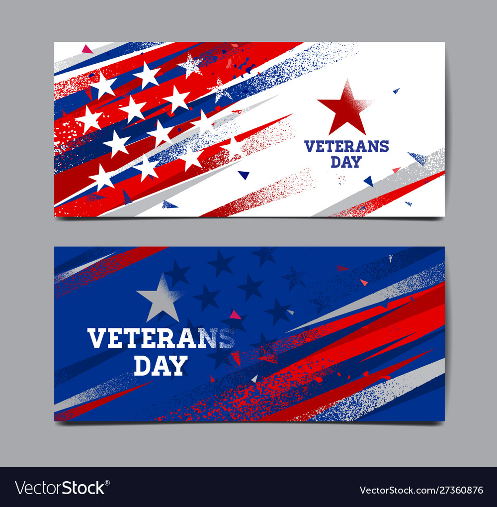 Veterans day background usa flag abstract vector image Veterans day background usa flag abstract