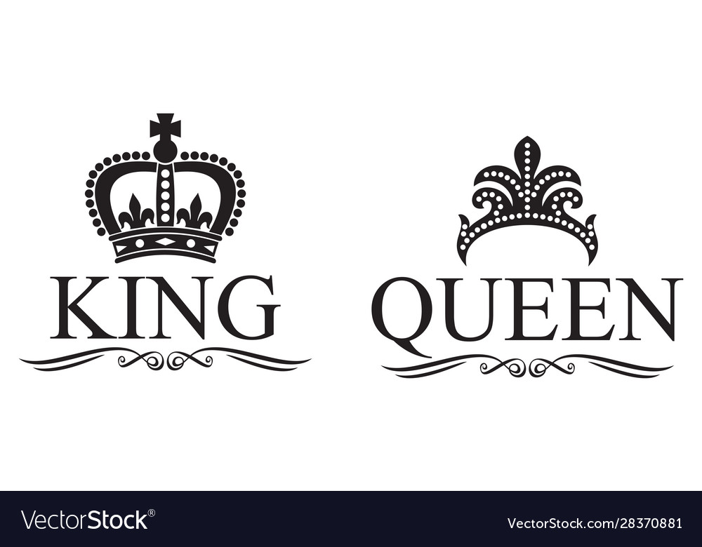 king and queen | Sticker