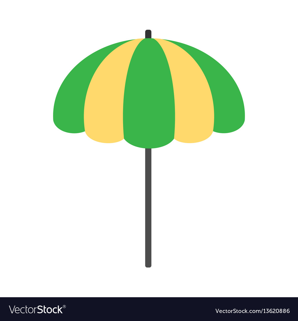 Beach umbrella icon Royalty Free Vector Image - VectorStock