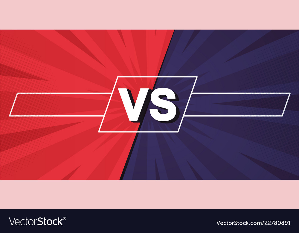 Versus battle screen 962859 Vector Art at Vecteezy