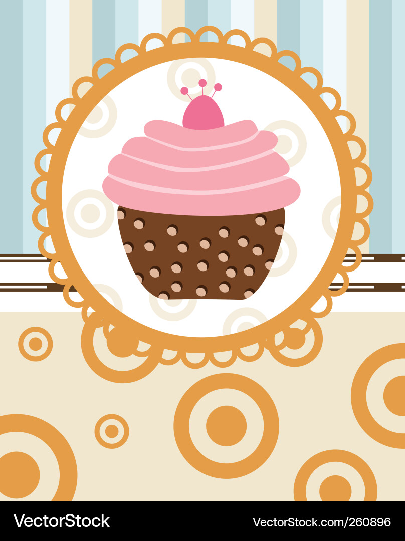 Cupcake Royalty Free Vector Image - VectorStock