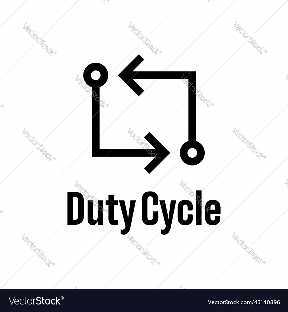 duty-cycle-information-sign-royalty-free-vector-image