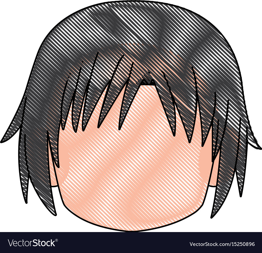 Anime male avatar Royalty Free Vector Image - VectorStock