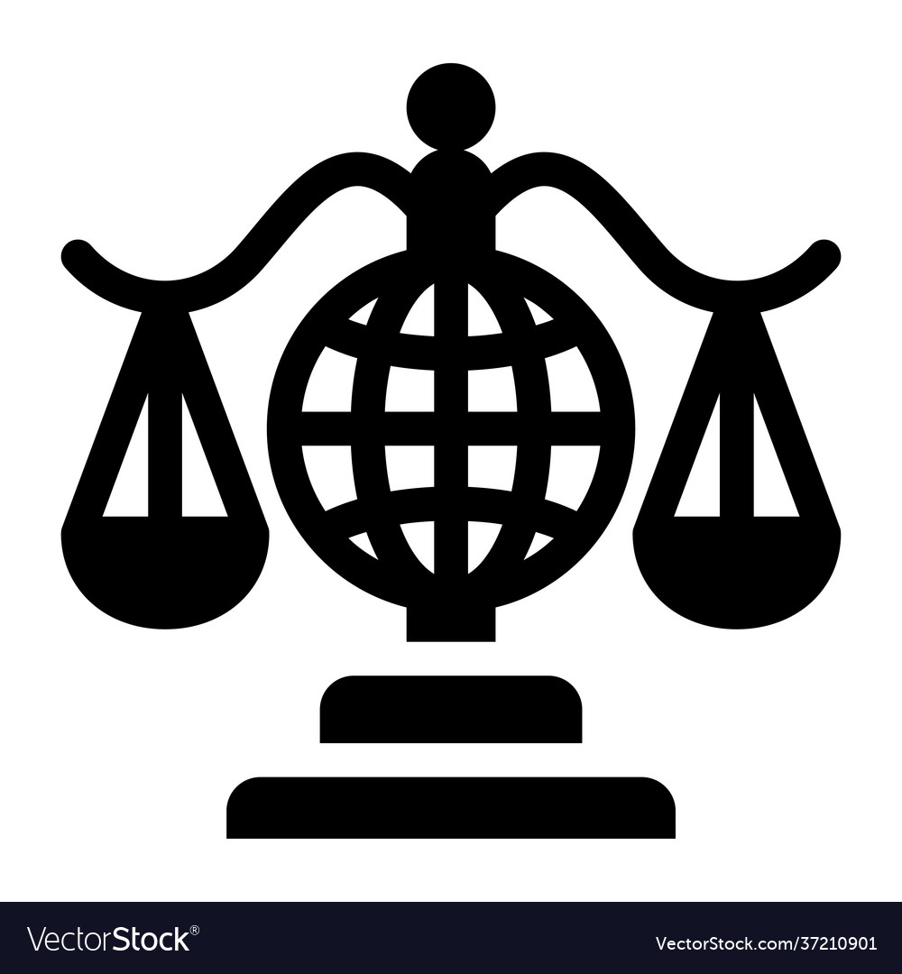 Global justice Royalty Free Vector Image - VectorStock