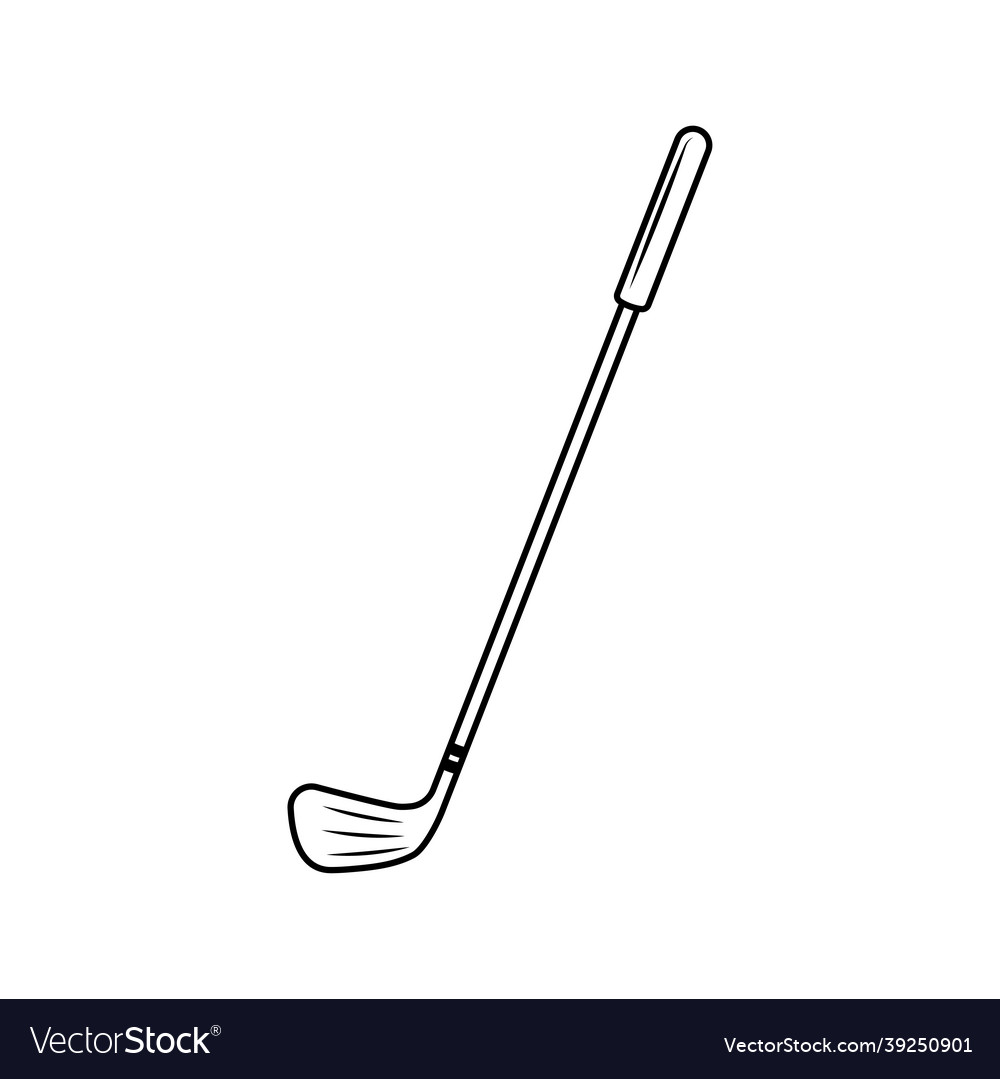 Golf stick icon design template isolated Vector Image