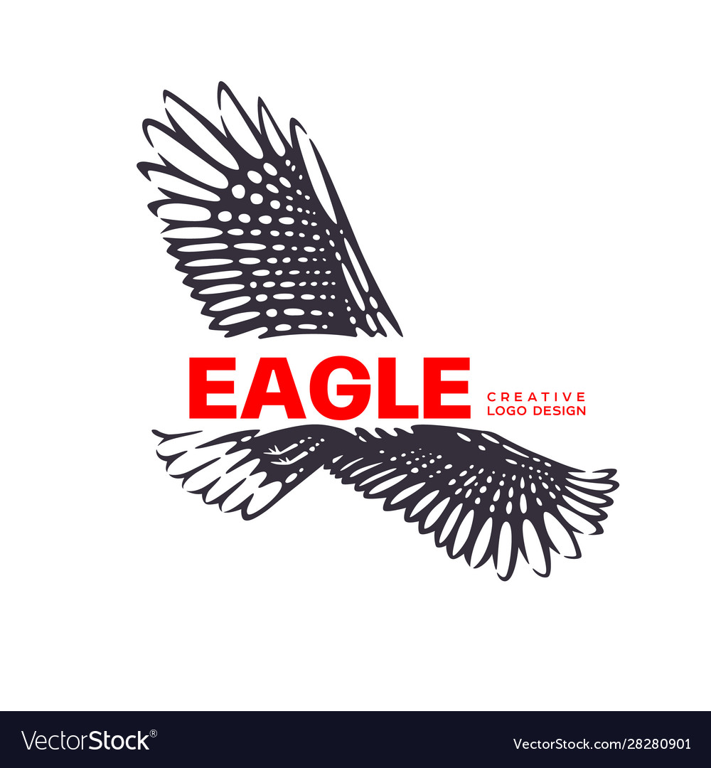 Logotype eagle vector image Logotype eagle