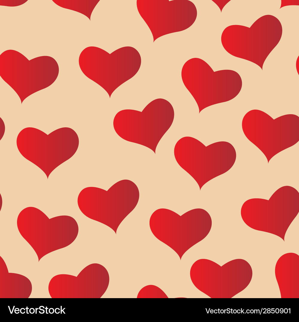 Red hearts Royalty Free Vector Image - VectorStock