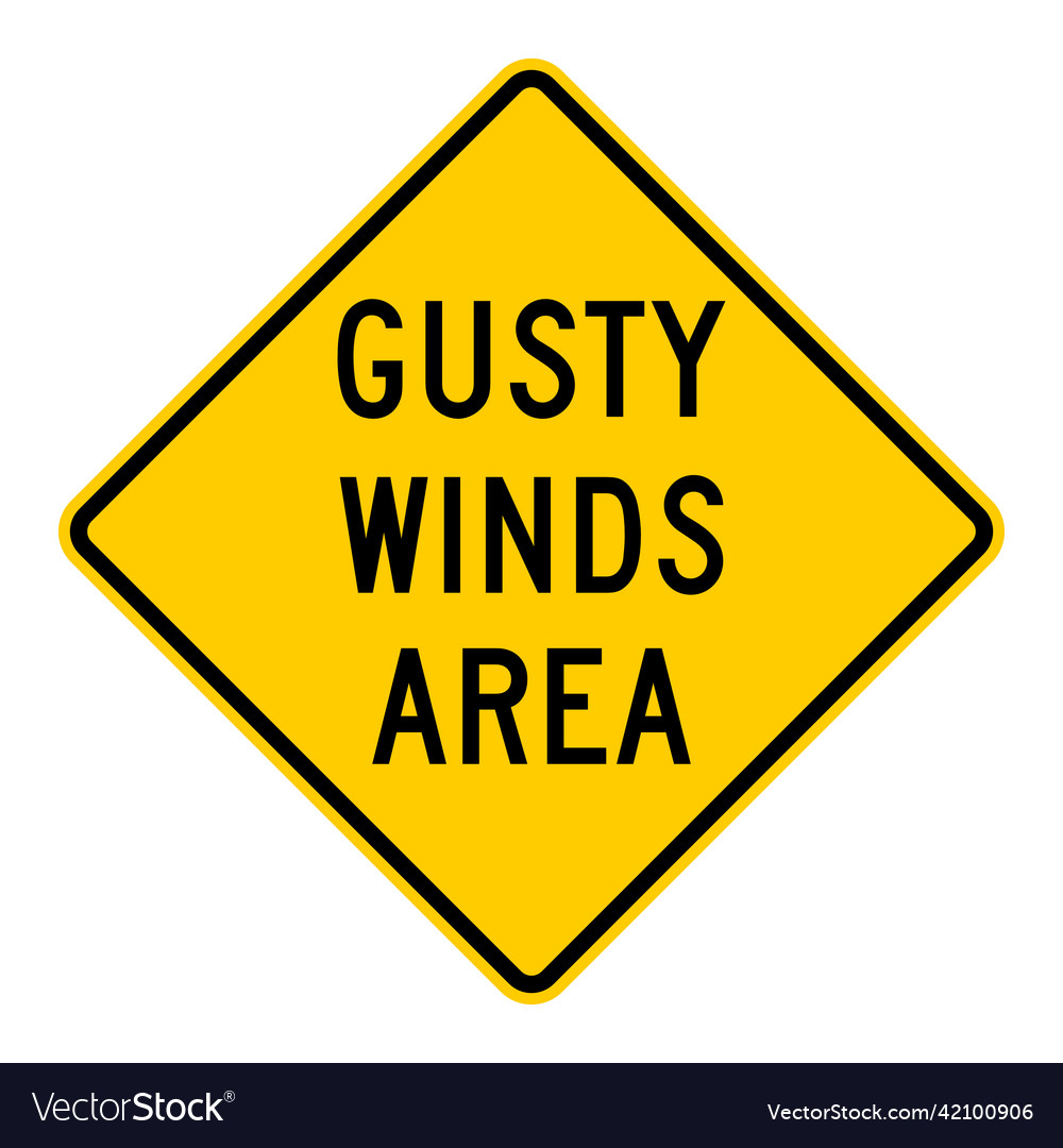 Gusty winds Royalty Free Vector Image - VectorStock