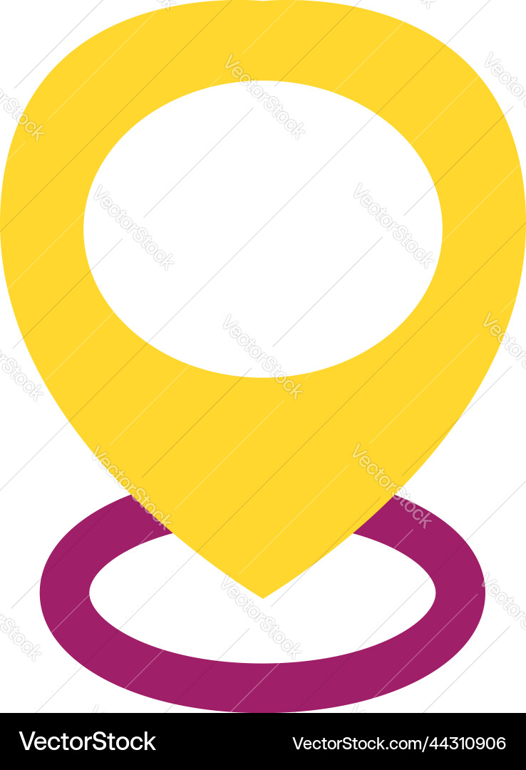 Social media location on a white background Vector Image