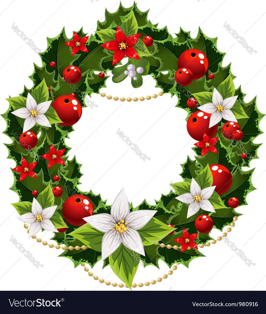 christmas green and red embellishment royalty free vector red green christmas