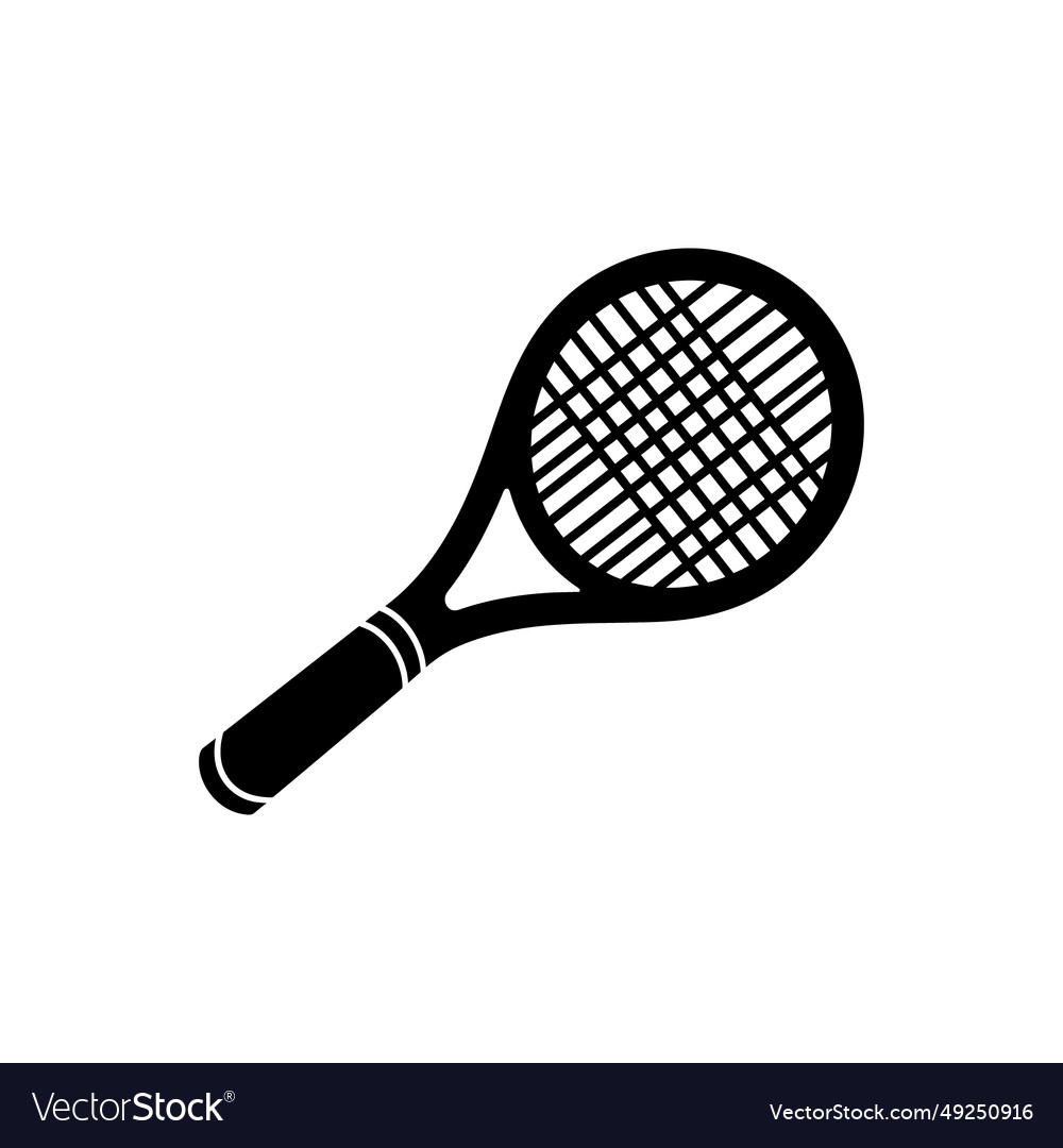 Tennis racket icon Royalty Free Vector Image - VectorStock